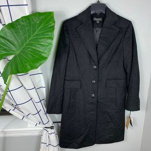2 for $20 NWOT Halogen Black Midi Pea Coat Size 8